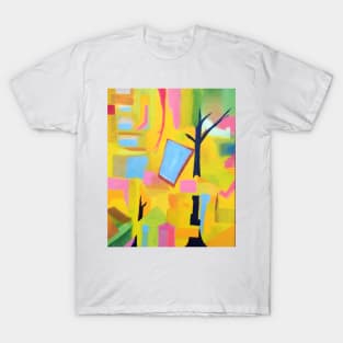 Abstract water and trees T-Shirt